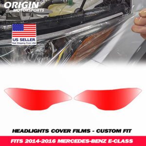 2014-2016 Mercedes-Benz E-CLASS Precut Headlight PPF Clear Paint Protection Film Kit 2014-2016 Mercedes-Benz E-CLASS Precut Headlight PPF Clear Paint Protection Film Kit