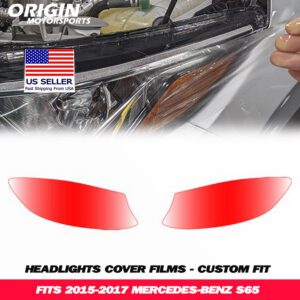 2015-2017 Mercedes-Benz S65 Precut Headlight PPF Clear Paint Protection Film Kit 2015-2017 Mercedes-Benz S65 Precut Headlight PPF Clear Paint Protection Film Kit