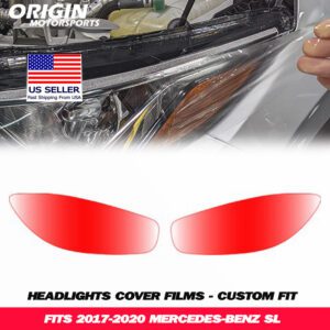 2017-2020 Mercedes-Benz SL Precut Headlight PPF Clear Paint Protection Film Kit