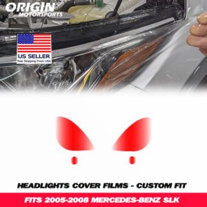 2005-2008 Mercedes-Benz SLK Precut Headlight PPF Clear Paint Protection Film Kit 2005-2008 Mercedes-Benz SLK Precut Headlight PPF Clear Paint Protection Film Kit