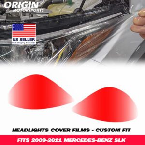 2009-2011 Mercedes-Benz SLK Precut Headlight PPF Clear Paint Protection Film Kit 2009-2011 Mercedes-Benz SLK Precut Headlight PPF Clear Paint Protection Film Kit