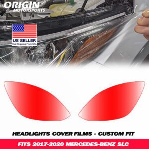 2017-2020 Mercedes-Benz SLC Precut Headlight PPF Clear Paint Protection Film Kit