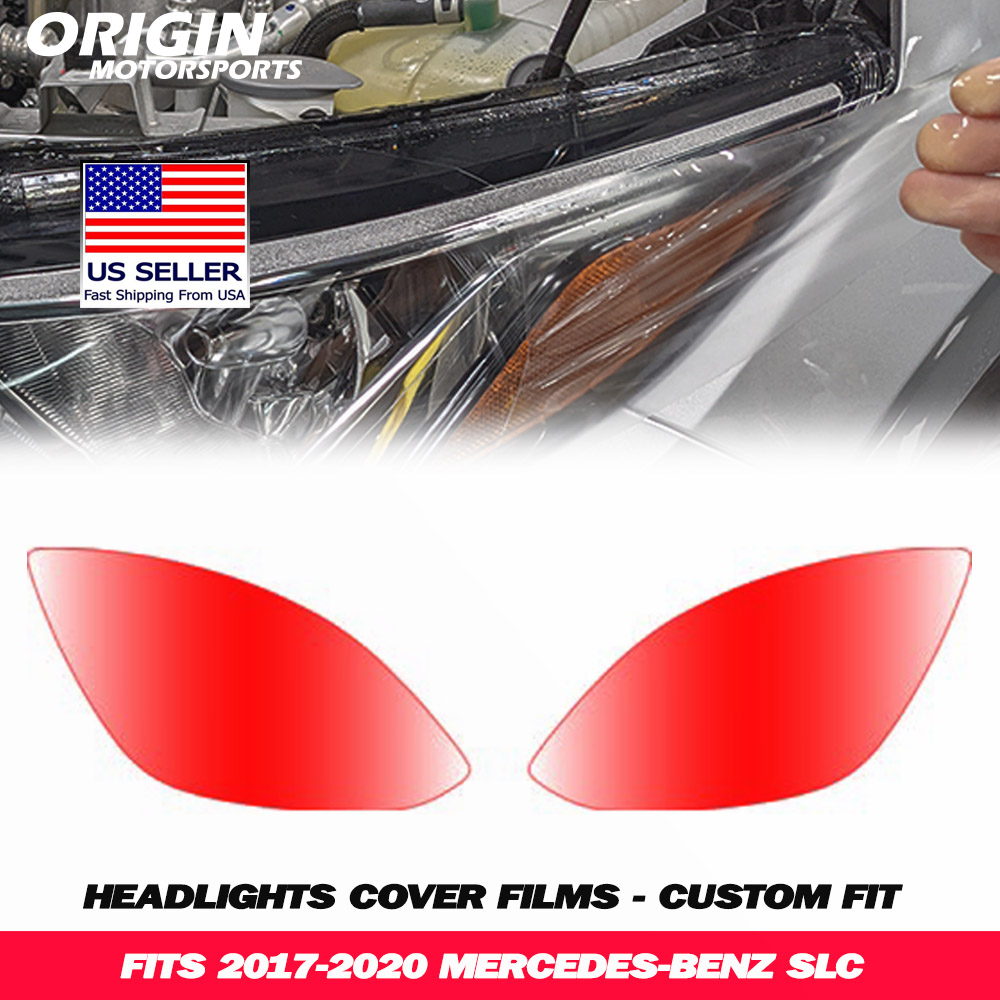 2017-2020 Mercedes-Benz SLC Precut Headlight PPF Clear Paint Protection Film Kit 2017-2020 Mercedes-Benz SLC Precut Headlight PPF Clear Paint Protection Film Kit