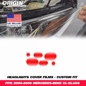 2000-2006 Mercedes-Benz CL-CLASS Precut Headlight PPF Clear Paint Protection Film Kit