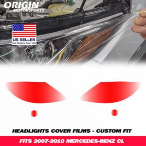 2007-2010 Mercedes-Benz CL Precut Headlight PPF Clear Paint Protection Film Kit