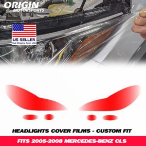 2005-2008 Mercedes-Benz CLS Precut Headlight PPF Clear Paint Protection Film Kit 2005-2008 Mercedes-Benz CLS Precut Headlight PPF Clear Paint Protection Film Kit