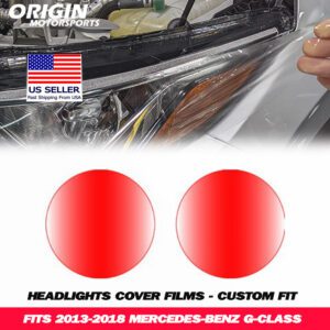 2013-2018 Mercedes-Benz G-CLASS Precut Headlight PPF Clear Paint Protection Film Kit 2013-2018 Mercedes-Benz G-CLASS Precut Headlight PPF Clear Paint Protection Film Kit