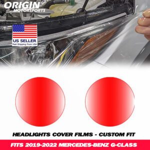2019-2022 Mercedes-Benz G-CLASS Precut Headlight PPF Clear Paint Protection Film Kit 2019-2022 Mercedes-Benz G-CLASS Precut Headlight PPF Clear Paint Protection Film Kit