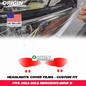 2011-2012 Mercedes-Benz R Precut Headlight PPF Clear Paint Protection Film Kit