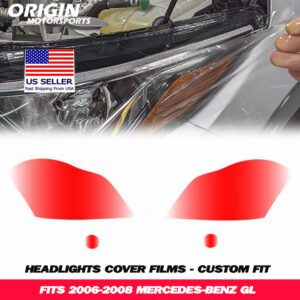 2006-2008 Mercedes-Benz GL Precut Headlight PPF Clear Paint Protection Film Kit 2006-2008 Mercedes-Benz GL Precut Headlight PPF Clear Paint Protection Film Kit