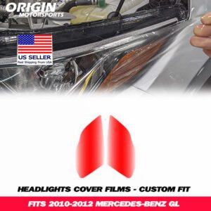 2010-2012 Mercedes-Benz GL Precut Headlight PPF Clear Paint Protection Film Kit 2010-2012 Mercedes-Benz GL Precut Headlight PPF Clear Paint Protection Film Kit