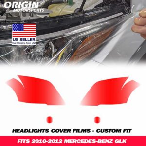 2010-2012 Mercedes-Benz GLK Precut Headlight PPF Clear Paint Protection Film Kit 2010-2012 Mercedes-Benz GLK Precut Headlight PPF Clear Paint Protection Film Kit