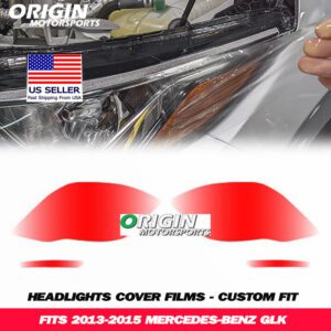 2013-2015 Mercedes-Benz GLK Precut Headlight PPF Clear Paint Protection Film Kit 2013-2015 Mercedes-Benz GLK Precut Headlight PPF Clear Paint Protection Film Kit
