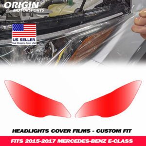 2015-2017 Mercedes-Benz E-CLASS Precut Headlight PPF Clear Paint Protection Film Kit 2015-2017 Mercedes-Benz E-CLASS Precut Headlight PPF Clear Paint Protection Film Kit