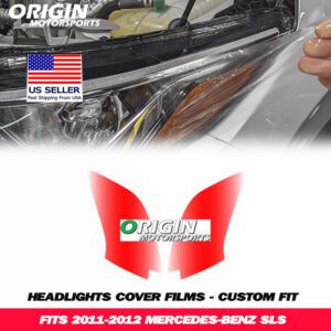 2011-2012 Mercedes-Benz SLS Precut Headlight PPF Clear Paint Protection Film Kit