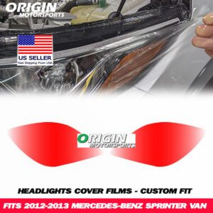 2012-2013 Mercedes-Benz SPRINTER VAN Precut Headlight PPF Clear Paint Protection Film Kit 2012-2013 Mercedes-Benz SPRINTER VAN Precut Headlight PPF Clear Paint Protection Film Kit