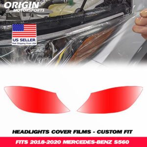2018-2020 Mercedes-Benz S560 Precut Headlight PPF Clear Paint Protection Film Kit