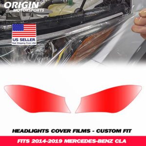 2014-2019 Mercedes-Benz CLA Precut Headlight PPF Clear Paint Protection Film Kit 2014-2019 Mercedes-Benz CLA Precut Headlight PPF Clear Paint Protection Film Kit