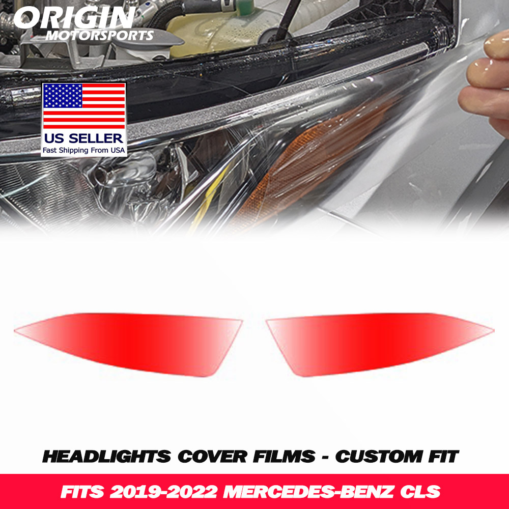 2019-2022 Mercedes-Benz CLS Precut Headlight PPF Clear Paint Protection Film Kit