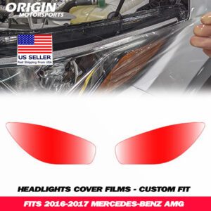 2016-2017 Mercedes-Benz AMG Precut Headlight PPF Clear Paint Protection Film Kit