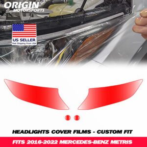 2016-2022 Mercedes-Benz METRIS Precut Headlight PPF Clear Paint Protection Film Kit 2016-2022 Mercedes-Benz METRIS Precut Headlight PPF Clear Paint Protection Film Kit