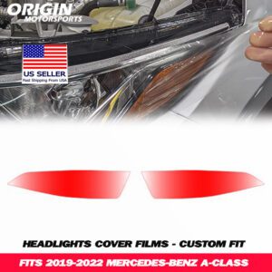 2019-2022 Mercedes-Benz A-CLASS Precut Headlight PPF Clear Paint Protection Film Kit 2019-2022 Mercedes-Benz A-CLASS Precut Headlight PPF Clear Paint Protection Film Kit
