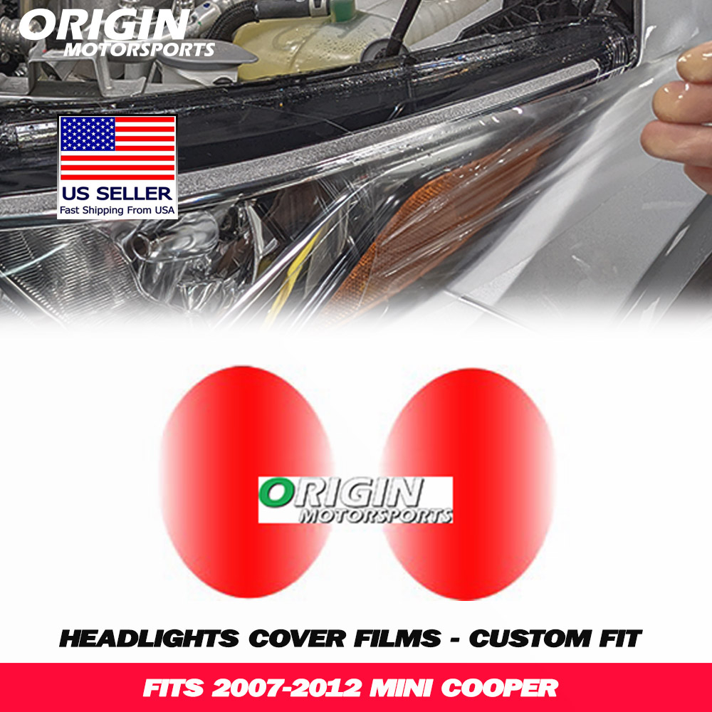2007-2012 Mini COOPER Precut Headlight PPF Clear Paint Protection Film Kit 2007-2012 Mini COOPER Precut Headlight PPF Clear Paint Protection Film Kit