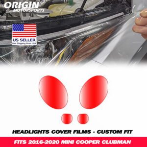 2016-2020 Mini Cooper CLUBMAN Precut Headlight PPF Clear Paint Protection Film Kit
