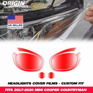 2017-2020 Mini Cooper COUNTRYMAN Precut Headlight PPF Clear Paint Protection Film Kit 2017-2020 Mini Cooper COUNTRYMAN Precut Headlight PPF Clear Paint Protection Film Kit