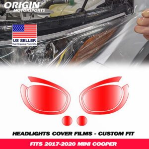 2017-2020 Mini COOPER Precut Headlight PPF Clear Paint Protection Film Kit 2017-2020 Mini COOPER Precut Headlight PPF Clear Paint Protection Film Kit
