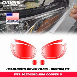 2017-2020 Mini COOPER S Precut Headlight PPF Clear Paint Protection Film Kit 2017-2020 Mini COOPER S Precut Headlight PPF Clear Paint Protection Film Kit