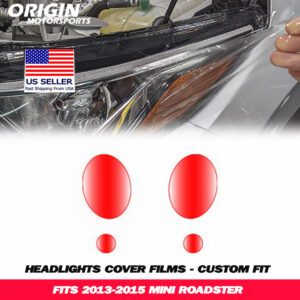2013-2015 Mini ROADSTER Precut Headlight PPF Clear Paint Protection Film Kit 2013-2015 Mini ROADSTER Precut Headlight PPF Clear Paint Protection Film Kit