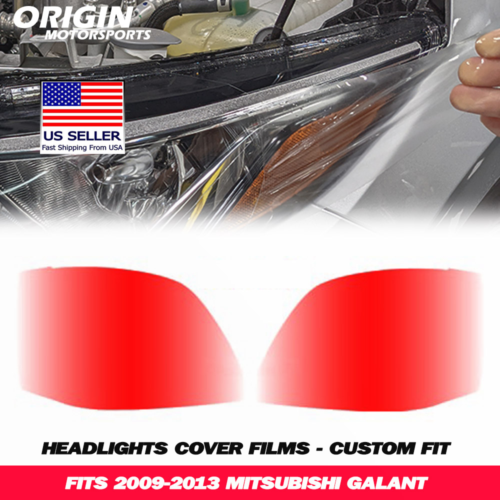 2009-2013 Mitsubishi GALANT Precut Headlight PPF Clear Paint Protection Film Kit 2009-2013 Mitsubishi GALANT Precut Headlight PPF Clear Paint Protection Film Kit