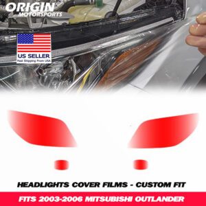 2003-2006 Mitsubishi OUTLANDER Precut Headlight PPF Clear Paint Protection Film Kit 2003-2006 Mitsubishi OUTLANDER Precut Headlight PPF Clear Paint Protection Film Kit
