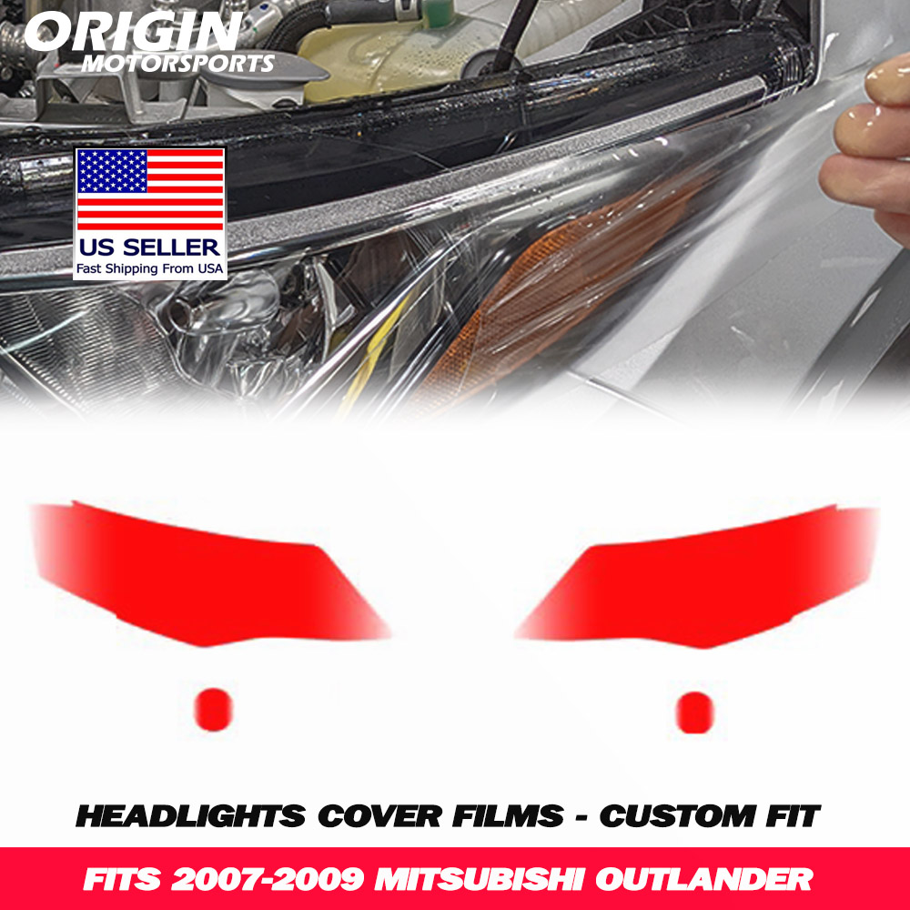 2007-2009 Mitsubishi OUTLANDER Precut Headlight PPF Clear Paint Protection Film Kit