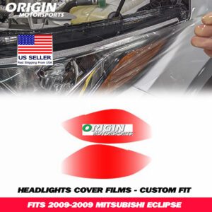 2009-2009 Mitsubishi ECLIPSE Precut Headlight PPF Clear Paint Protection Film Kit 2009-2009 Mitsubishi ECLIPSE Precut Headlight PPF Clear Paint Protection Film Kit