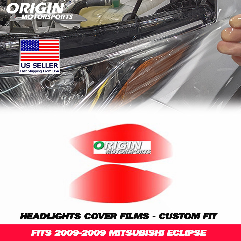 2009-2009 Mitsubishi ECLIPSE Precut Headlight PPF Clear Paint Protection Film Kit 2009-2009 Mitsubishi ECLIPSE Precut Headlight PPF Clear Paint Protection Film Kit