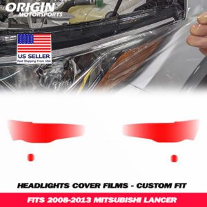2008-2013 Mitsubishi LANCER Precut Headlight PPF Clear Paint Protection Film Kit 2008-2013 Mitsubishi LANCER Precut Headlight PPF Clear Paint Protection Film Kit