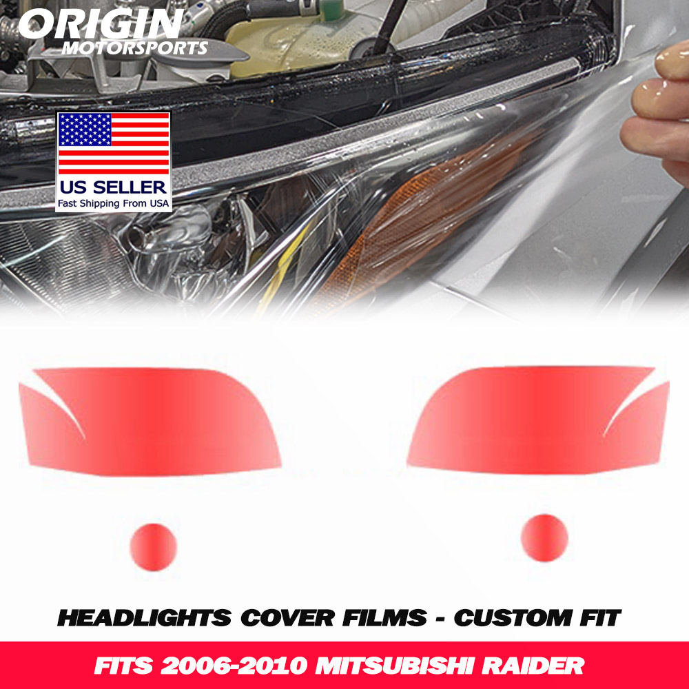 2006-2010 Mitsubishi RAIDER Precut Headlight PPF Clear Paint Protection Film Kit