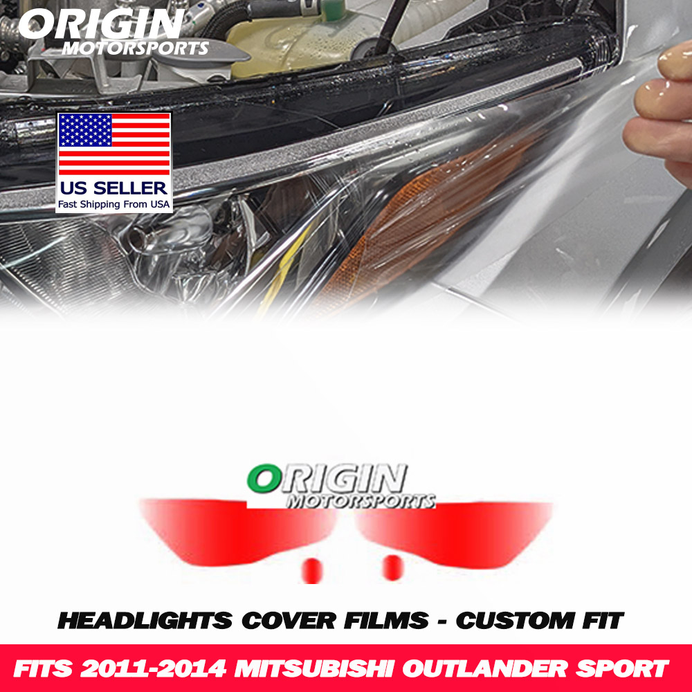 2011-2014 Mitsubishi OUTLANDER SPORT Precut Headlight PPF Clear Paint Protection Film Kit
