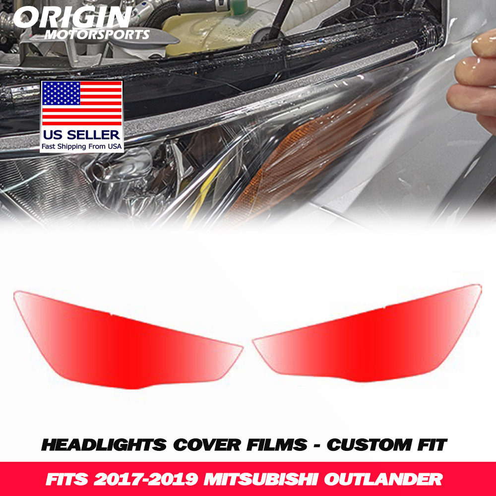 2017-2019 Mitsubishi OUTLANDER Precut Headlight PPF Clear Paint Protection Film Kit 2017-2019 Mitsubishi OUTLANDER Precut Headlight PPF Clear Paint Protection Film Kit