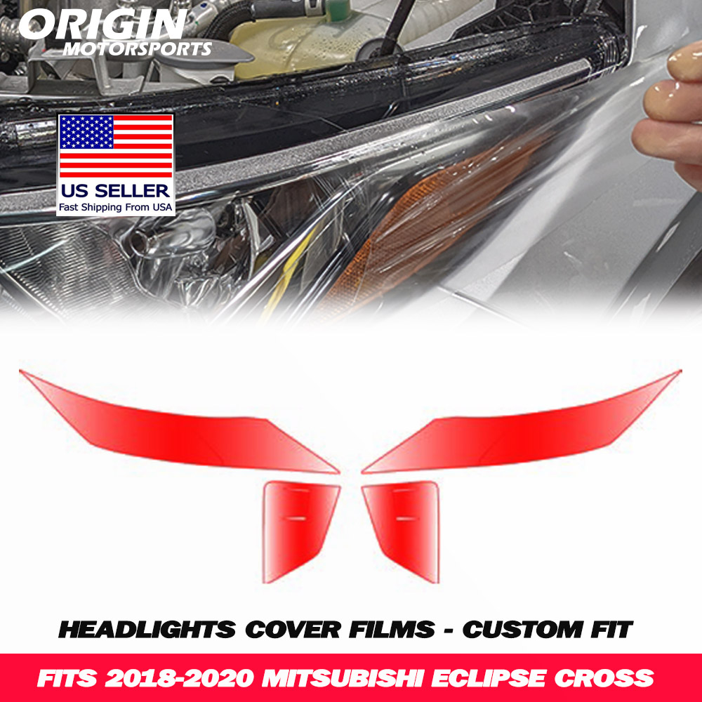2018-2020 Mitsubishi ECLIPSE CROSS Precut Headlight PPF Clear Paint Protection Film Kit 2018-2020 Mitsubishi ECLIPSE CROSS Precut Headlight PPF Clear Paint Protection Film Kit