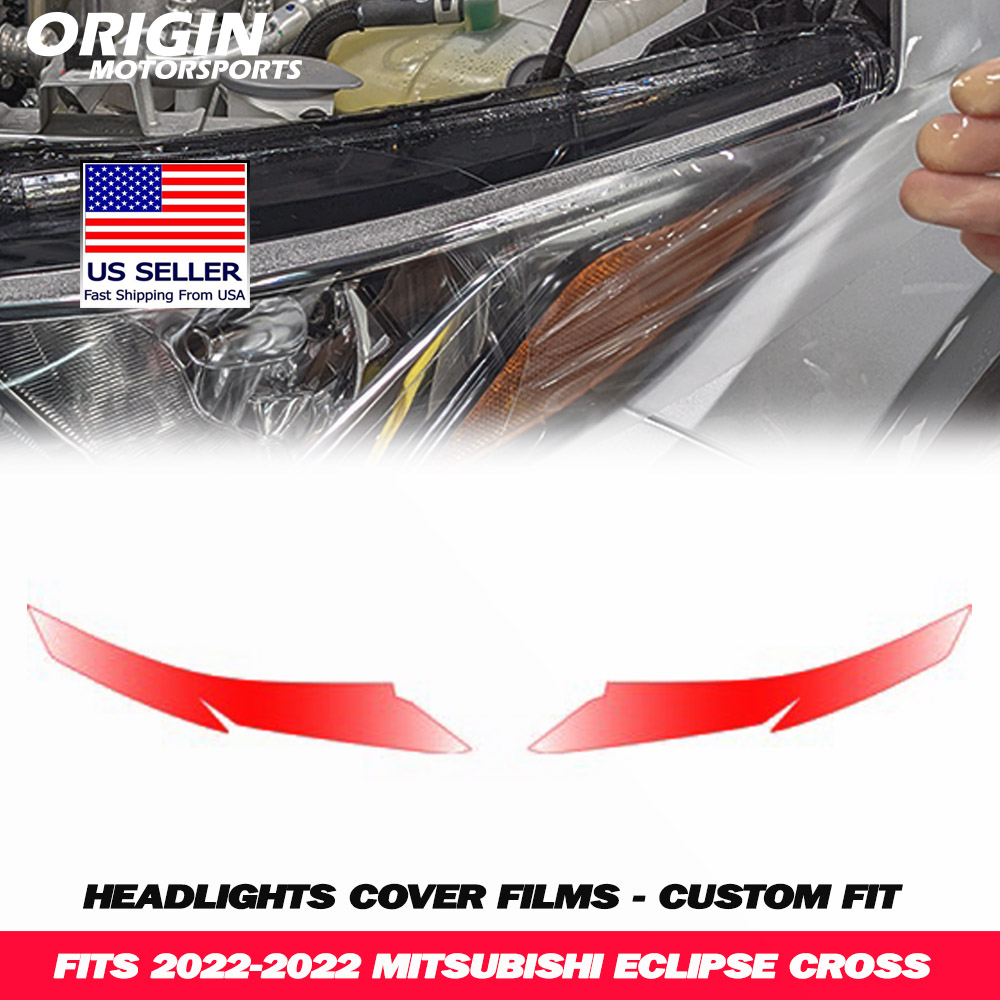 2022-2022 Mitsubishi ECLIPSE CROSS Precut Headlight PPF Clear Paint Protection Film Kit