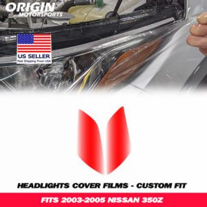 2003-2005 Nissan 350Z Precut Headlight PPF Clear Paint Protection Film Kit 2003-2005 Nissan 350Z Precut Headlight PPF Clear Paint Protection Film Kit