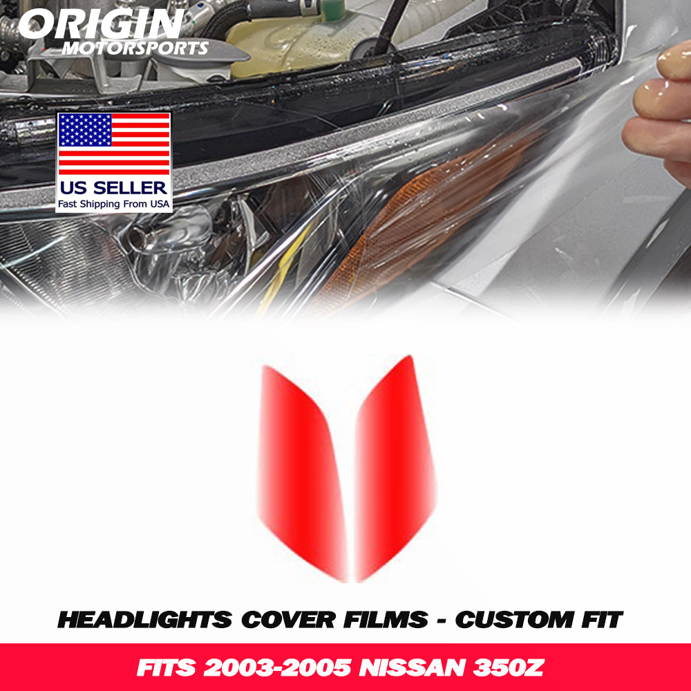 2003-2005 Nissan 350Z Precut Headlight PPF Clear Paint Protection Film Kit 2003-2005 Nissan 350Z Precut Headlight PPF Clear Paint Protection Film Kit