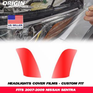 2007-2009 Nissan SENTRA Precut Headlight PPF Clear Paint Protection Film Kit 2007-2009 Nissan SENTRA Precut Headlight PPF Clear Paint Protection Film Kit