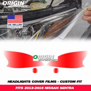 2013-2015 Nissan SENTRA Precut Headlight PPF Clear Paint Protection Film Kit 2013-2015 Nissan SENTRA Precut Headlight PPF Clear Paint Protection Film Kit