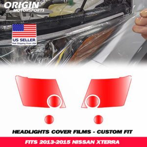 2013-2015 Nissan XTERRA Precut Headlight PPF Clear Paint Protection Film Kit 2013-2015 Nissan XTERRA Precut Headlight PPF Clear Paint Protection Film Kit