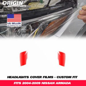 2004-2009 Nissan ARMADA Precut Headlight PPF Clear Paint Protection Film Kit 2004-2009 Nissan ARMADA Precut Headlight PPF Clear Paint Protection Film Kit