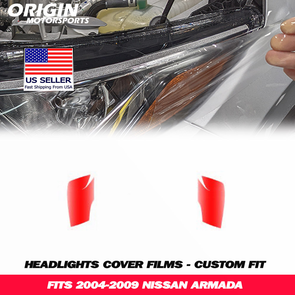2004-2009 Nissan ARMADA Precut Headlight PPF Clear Paint Protection Film Kit